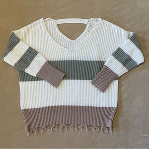 moon and madison knit pastel sweater